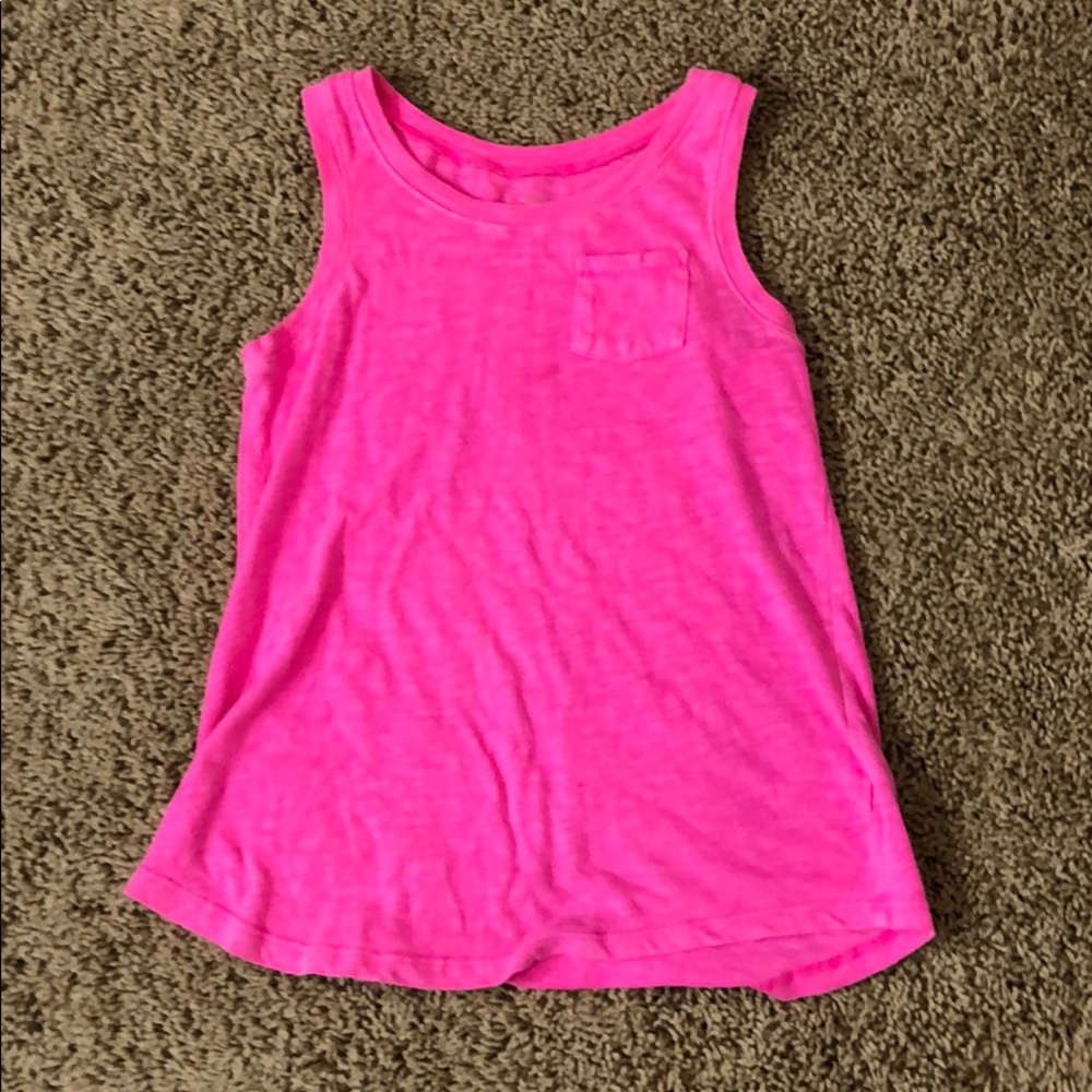Pink justice tank top size 8 | Girls